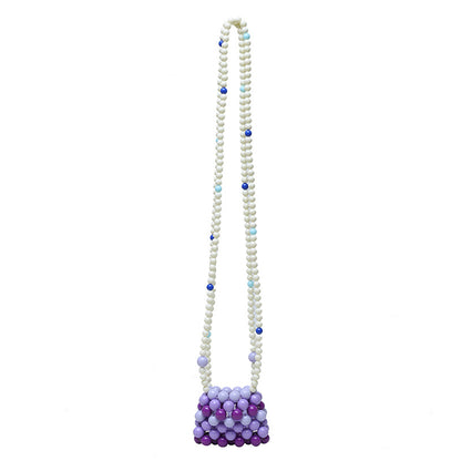Acrylic Bag Women Retro Mini Color Beaded Bag