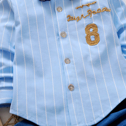 New boys and children's shirt and trousers set