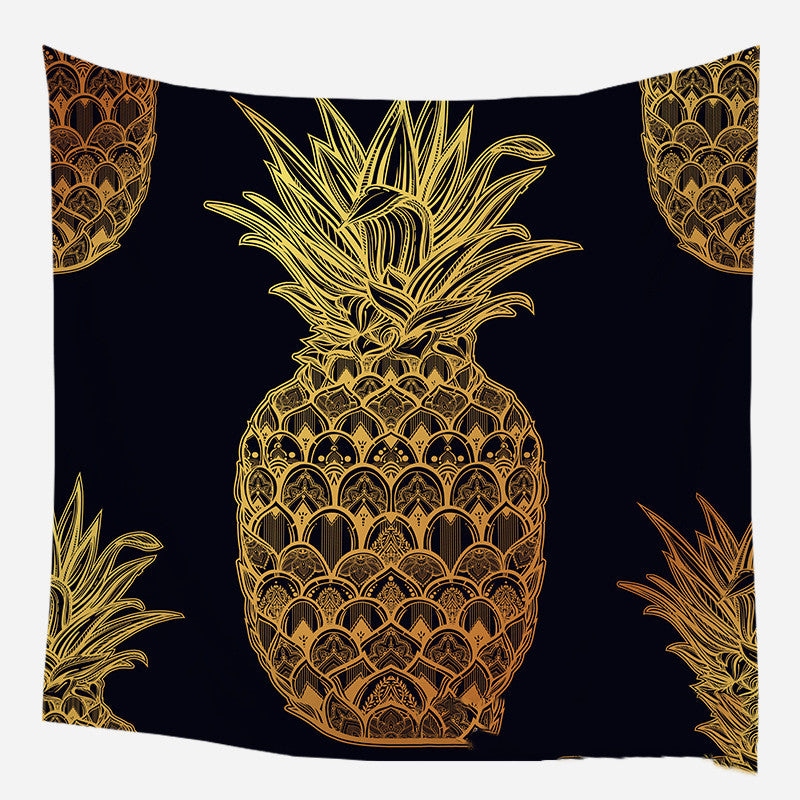 European medieval decorative hanging cloth