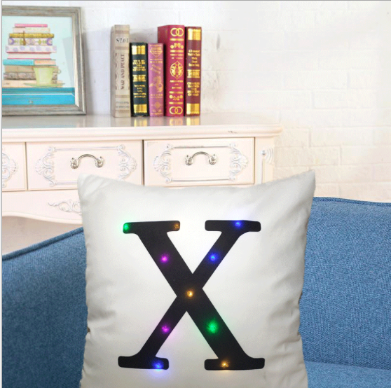 Net red flannel sofa pillow case