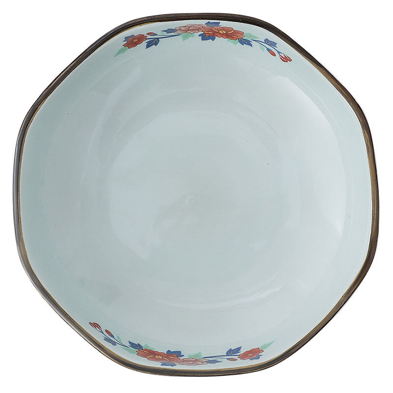 Ceramic Bowl Japanese Octagonal Tableware For Household Use