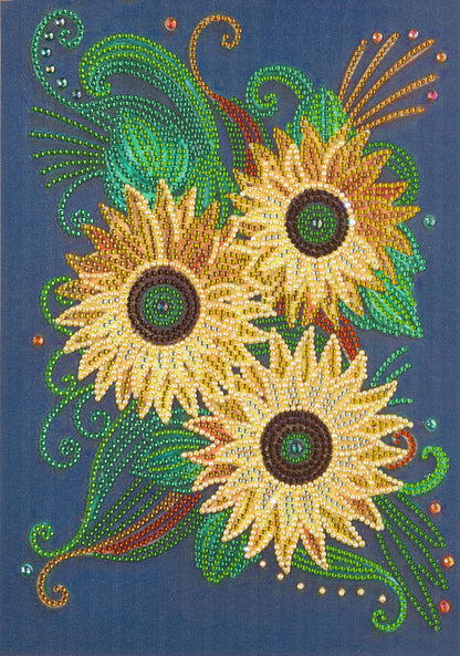 Crystal Special-shaped Bright Diamond Flower Living Room Porch Decoration Painting