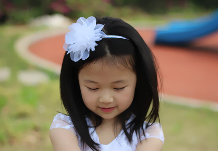 Korean super flower children headdress ornaments wedding flower girl dress accessories factory