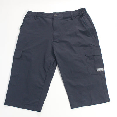 Men's Elastic Multi Pocket Elastic Capris Quick Drying Work Suit Straight Tube