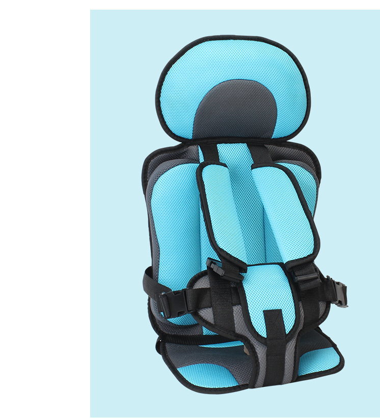 Non-safety seat increased cushion portable car safety seat cushion