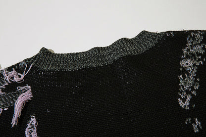 Vintage Solitary National Style Fashion Sweater
