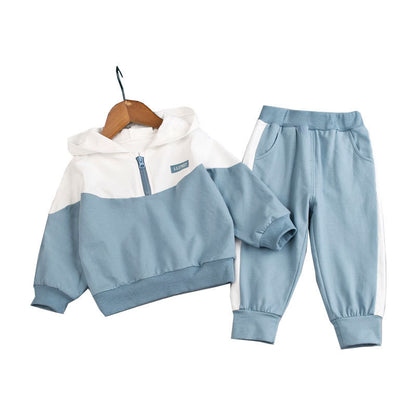 Children's hooded sports suit