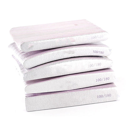 Nail File Gray Double Sided Polishing Strip True Nail Trimming Tool