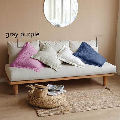 Linen Wide Side Pillowcase Simple Skin-Friendly Cotton
