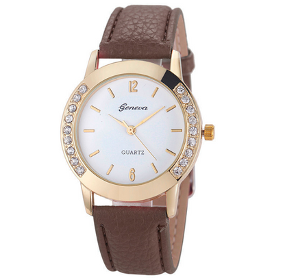 marque montres pour femmes femmes montres Femmes En Cuir Quartz Montre Montres montre femme Ventes Chaudes