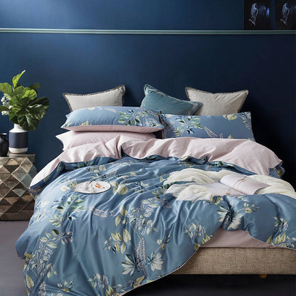 60s long-staple cotton plant four-piece set