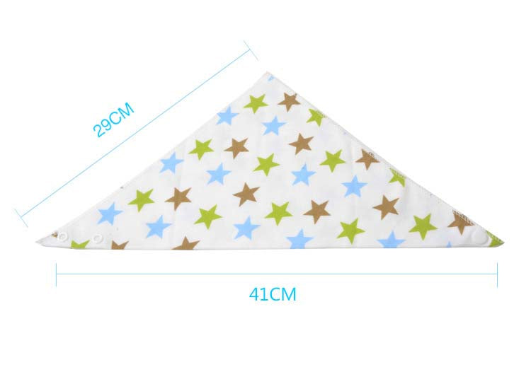 Adjustable baby anti-slobber towel
