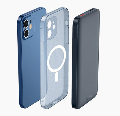 Compatible with Apple , Magnetic Wireless Power Bank 10000mAh Ultra-thin Suitable For Apple 13 Fast Charge