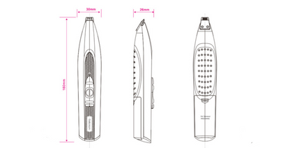 Pet electric dog hair shaver