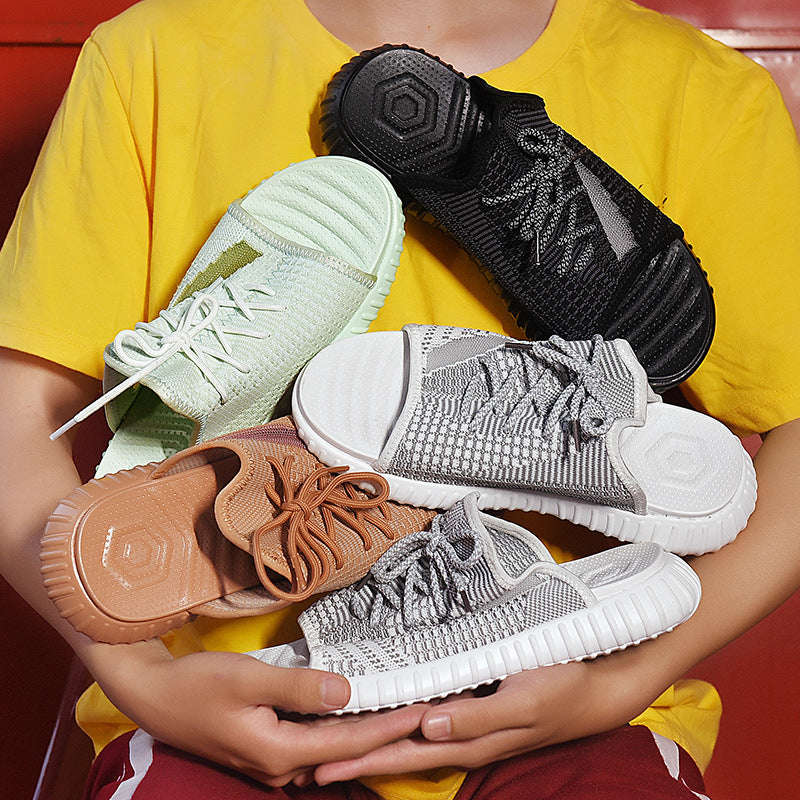 Couple large size beach sandals and slippers