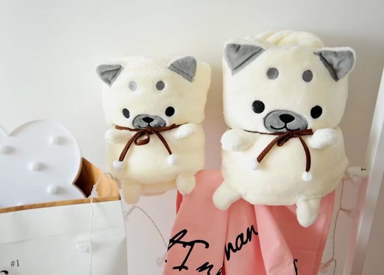 Akita dog air conditioning blanket
