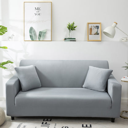 Household Minimalist Milk Silk Solid Color Sofa Cover