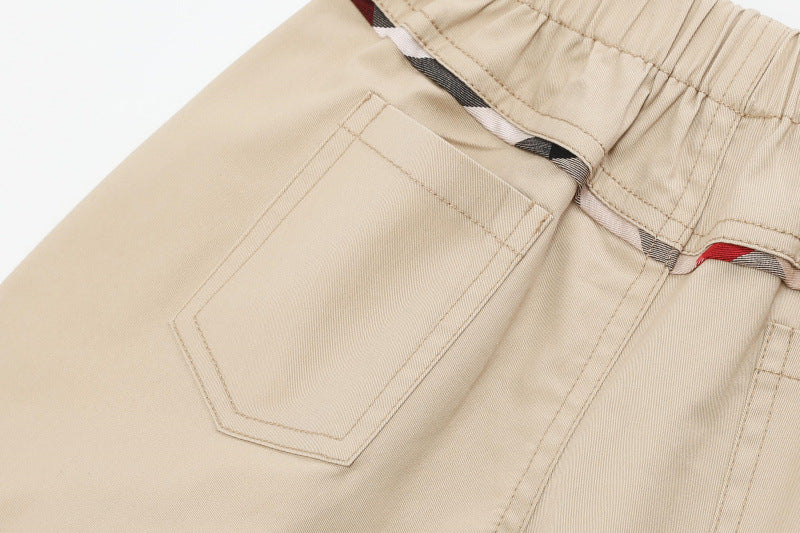British style summer shorts boy