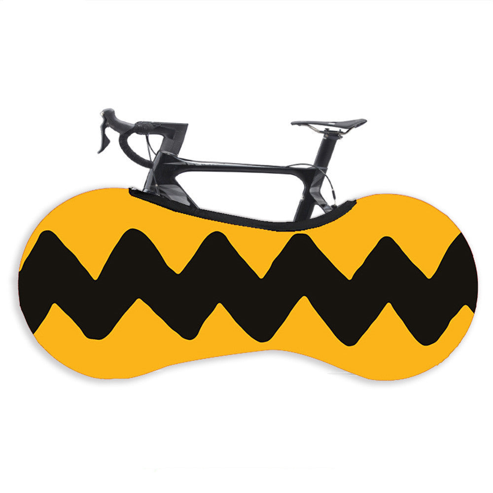 Semi-covering elastic dust cover for bicycle