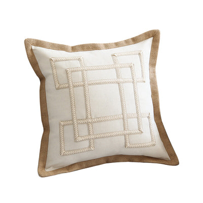 Geometric pillowcase