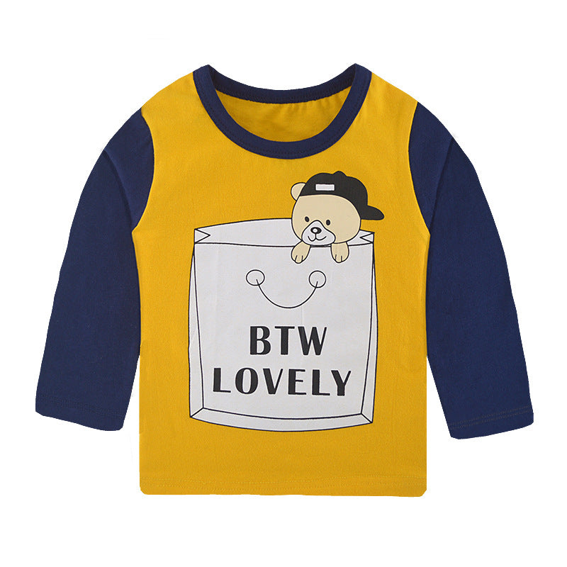 Cartoon cotton children's top