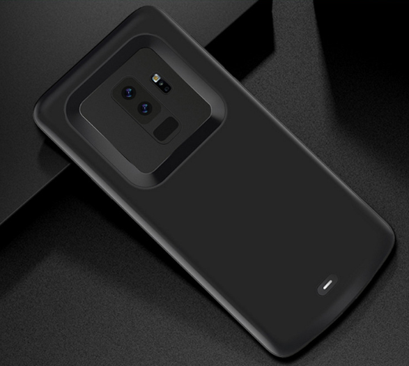 Back clip battery charging treasure s8s9 fast charge wireless large capacity mobile power phone case