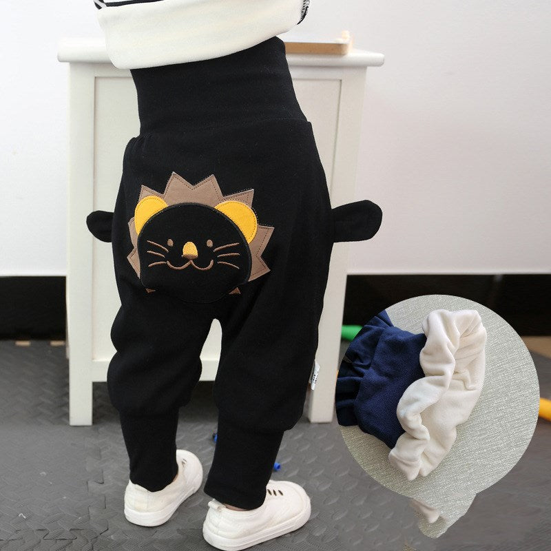 Children's Clothing Baby Plus Velvet Pants Autumn And Winter
