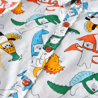 Children's cotton bottoming shirt