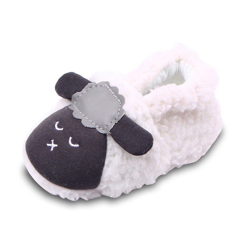 Sales of new autumn and winter coral velvet baby shoes, baby shoes wholesale 0118