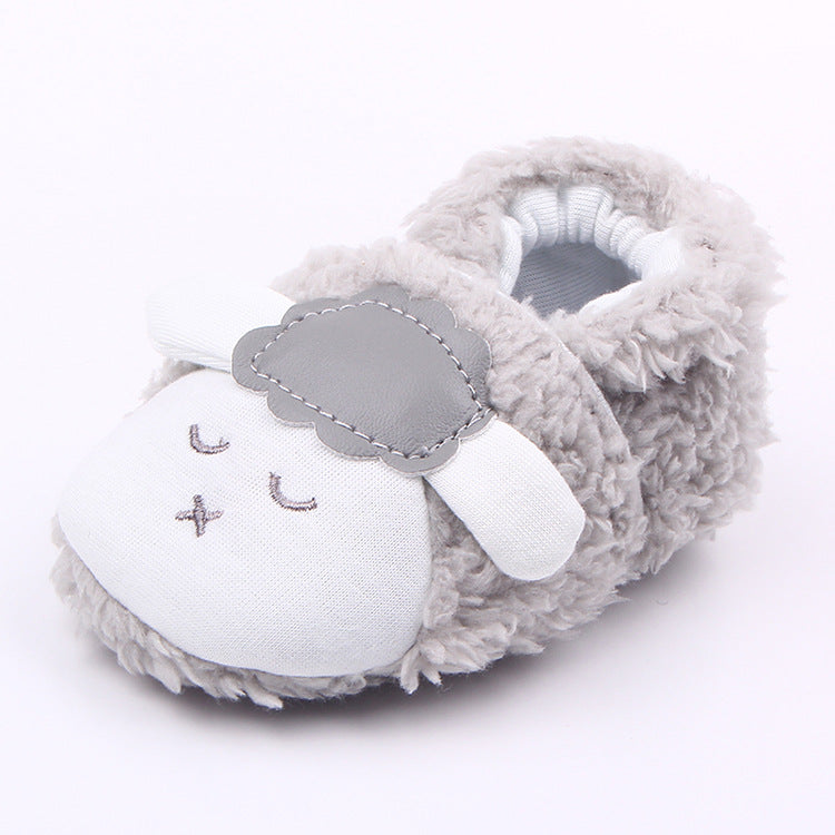 Sales of new autumn and winter coral velvet baby shoes, baby shoes wholesale 0118