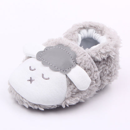 Sales of new autumn and winter coral velvet baby shoes, baby shoes wholesale 0118