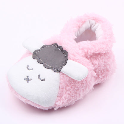 Sales of new autumn and winter coral velvet baby shoes, baby shoes wholesale 0118