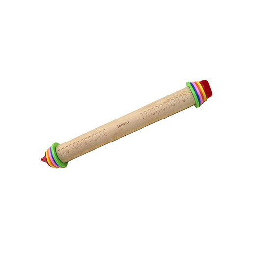 Adjustable height rolling pin