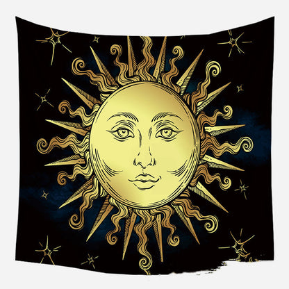 European medieval decorative hanging cloth