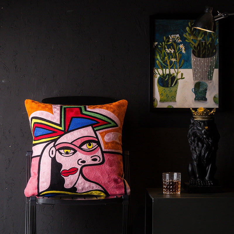 Abstract wind pillowcase