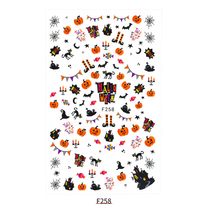 New Nail Sticker Santa Claus Decal Strap Adhesive