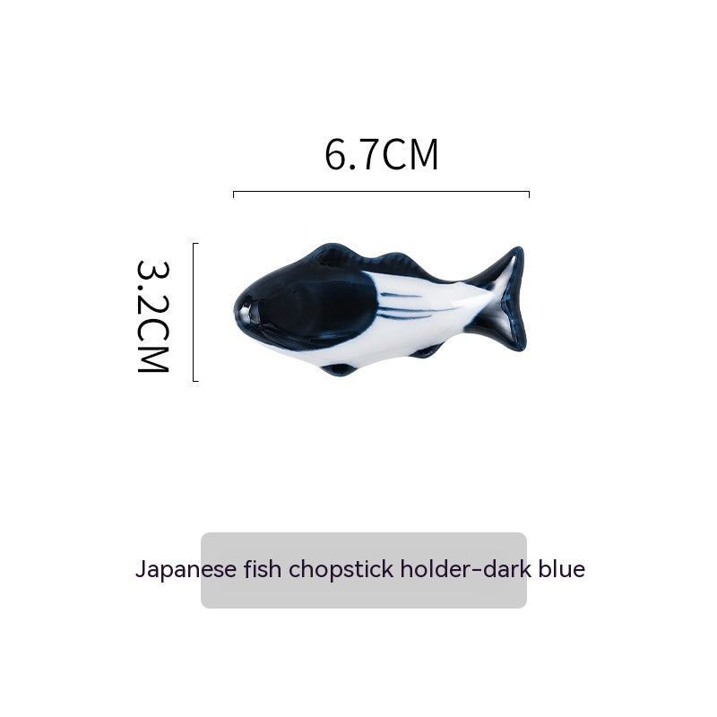Japanese Ceramic Chopstick Holder For Storing Ceramic Household Utensils