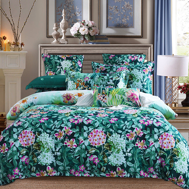 Four-piece cotton bedding with multiple specifications