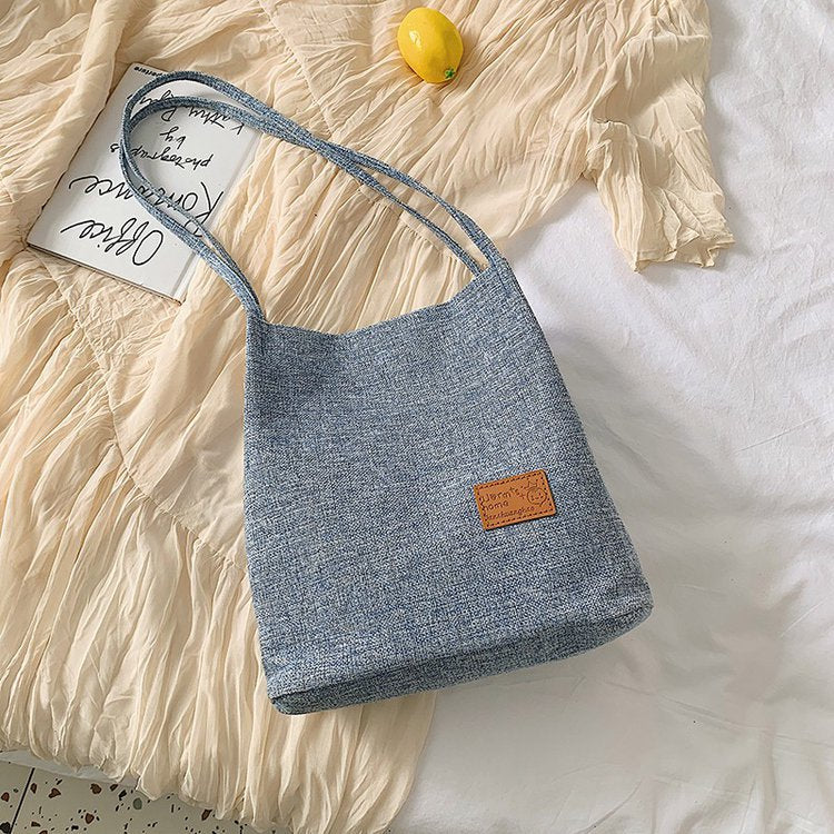 Canvas female bag non-woven fabric