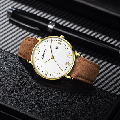 Men's Roman numerals scale watch