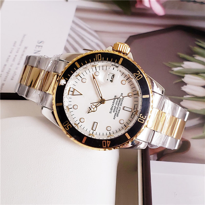 Stainless steel mechanical watch