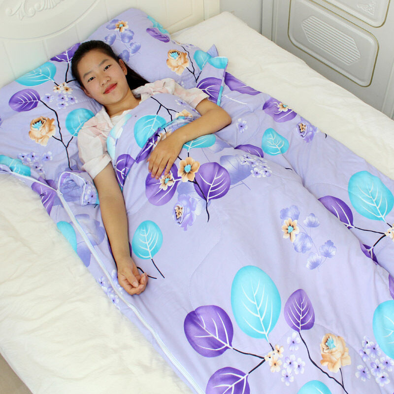 Adult indoor single summer thin sleeping bag