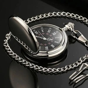 Manual Pocket Watch Student Quartz Necklace Pocket Watch Double