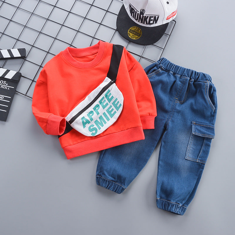 Long sleeve t-shirt suit