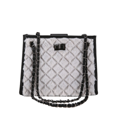 Autumn and winter wool bag