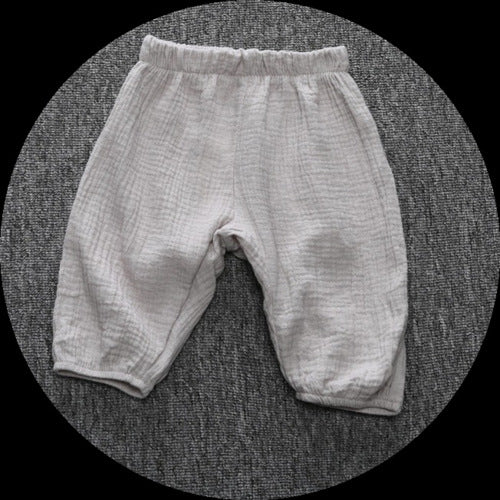 Cotton linen harem pants