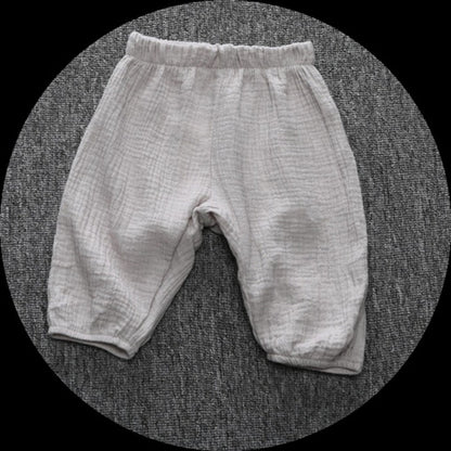 Cotton linen harem pants