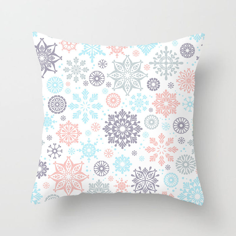 Santa Cartoon Digital Printed Sofa Pillow Cushion