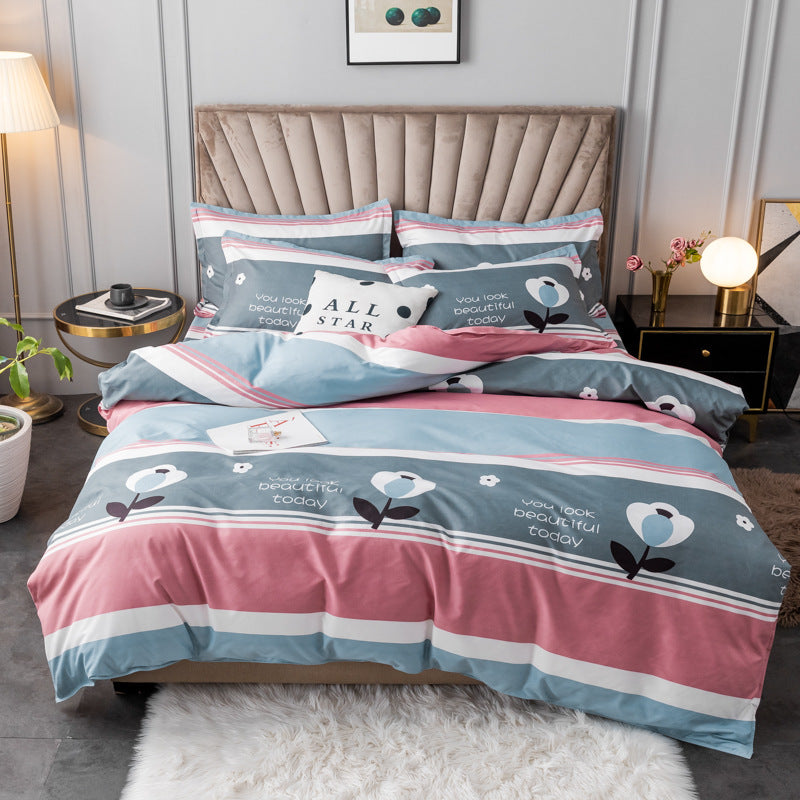 Four piece set of pure cotton wool