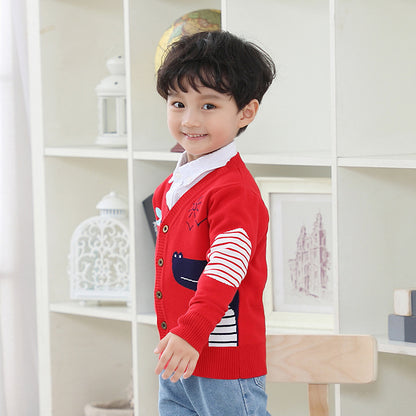 Cartoon hot style can't afford to fade sweater cardigan